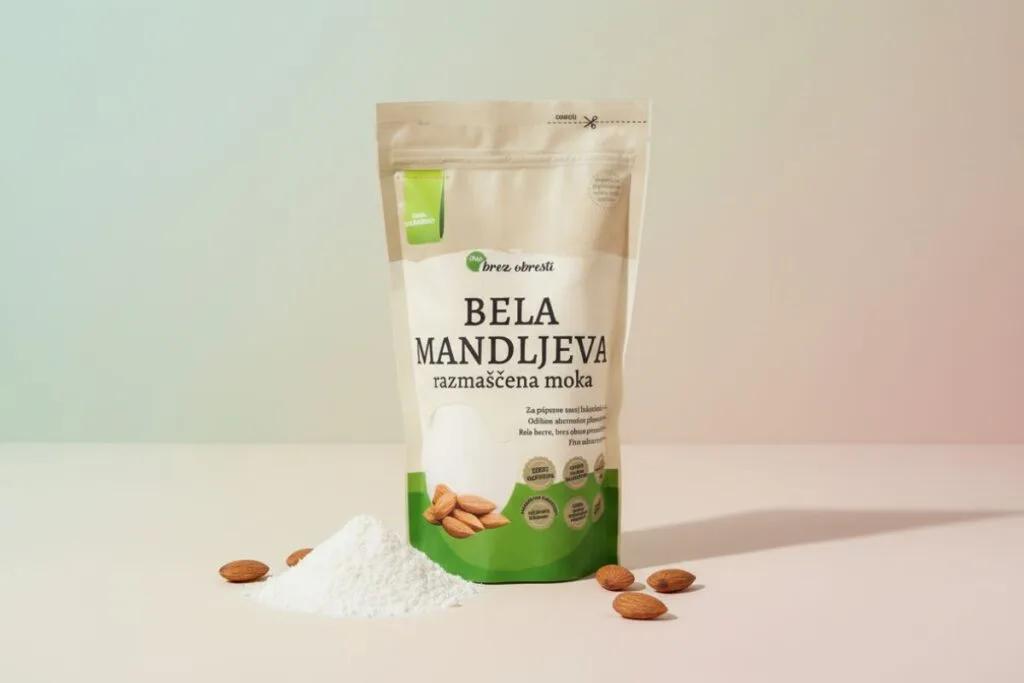 Pajs brez obresti Mandljeva razmaščena moka