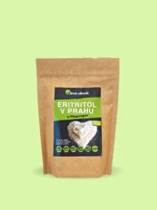 eritritol v prahu z magnezijem