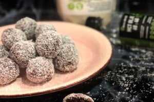 rum kokos kroglice keto