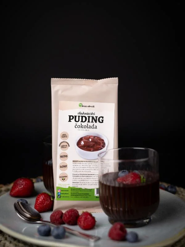 Vlakninski puding čokolada