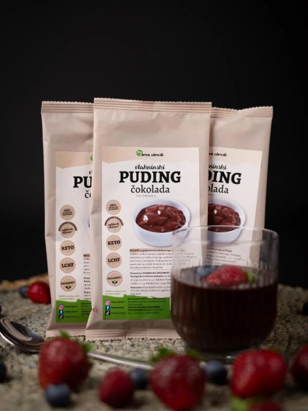 Vlakninski puding čokolada