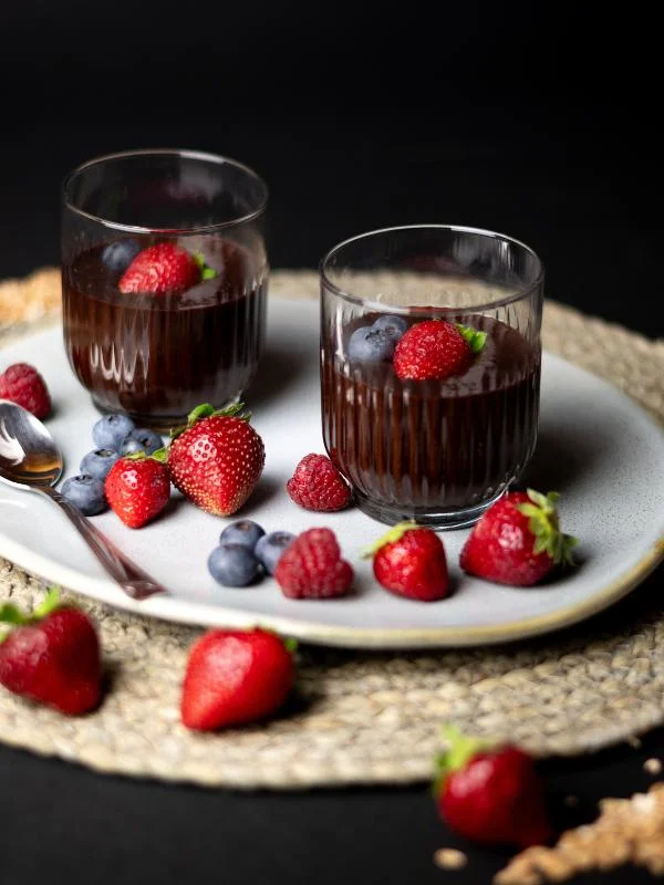 Vlakninski puding čokolada