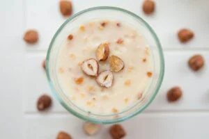KETO kremni lešnikov puding iz konjak moke pajs brez obresti