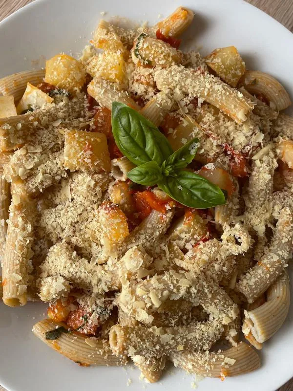 LCHF testenine iz zelene bananine moke in kvasni kosmiči