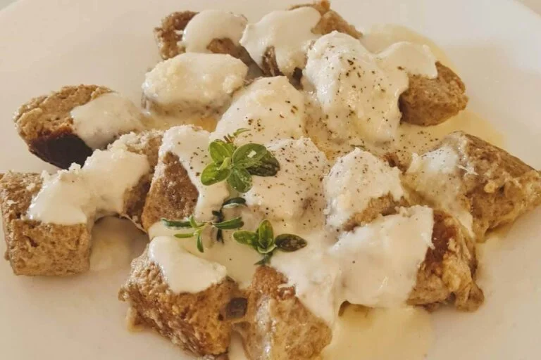 KETO njoki iz sezamove moke