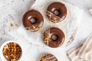 KETO donuti s posipom