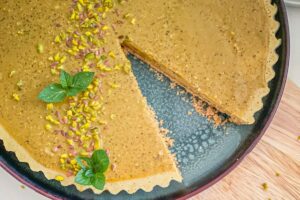 Low Carb pistacijina pita brez mlečnin