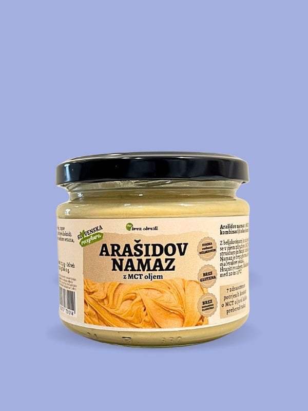 Arašidov namaz z MCT oljem – PREMIUM
