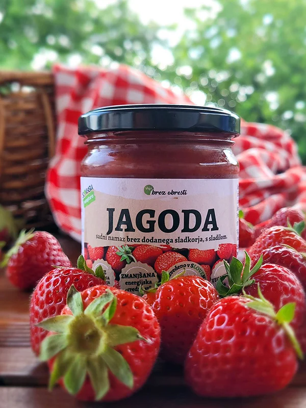 Sadni namaz brez dodanega sladkorja jagoda