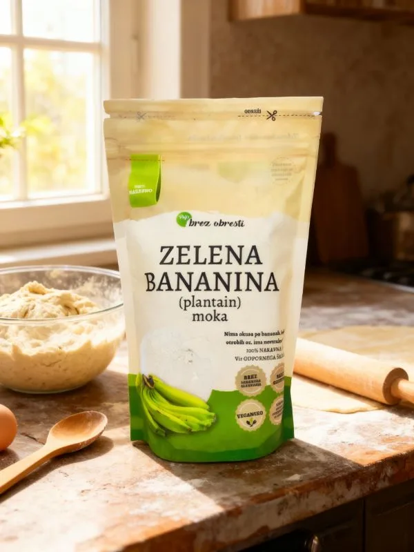 Zelena bananina moka Pajs brez obresti