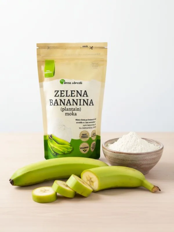 Zelena bananina moka Pajs brez obresti