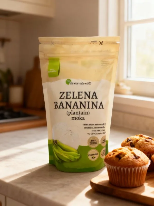 Zelena bananina moka Pajs brez obresti