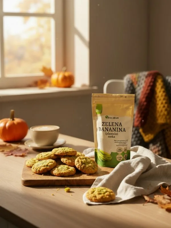 Zelena bananina moka Pajs brez obresti