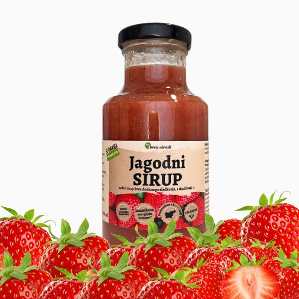 Jagodni sirup brez dodanega sladkorja