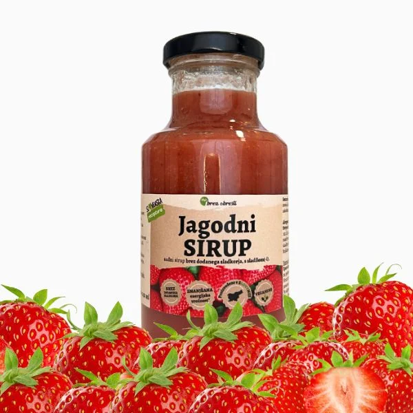 Jagodni sirup brez dodanega sladkorja