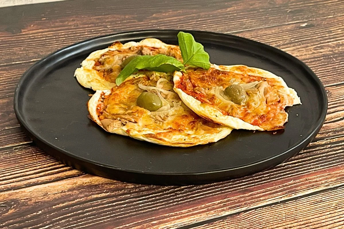 LCHF Mini pizza s tuno (6)