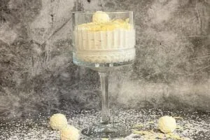 Rafaelo puding iz konjak moke