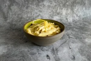 LCHF Peresniki z limonino omako (2)