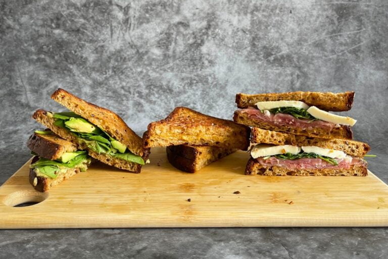 LCHF Grilled cheese sendvič