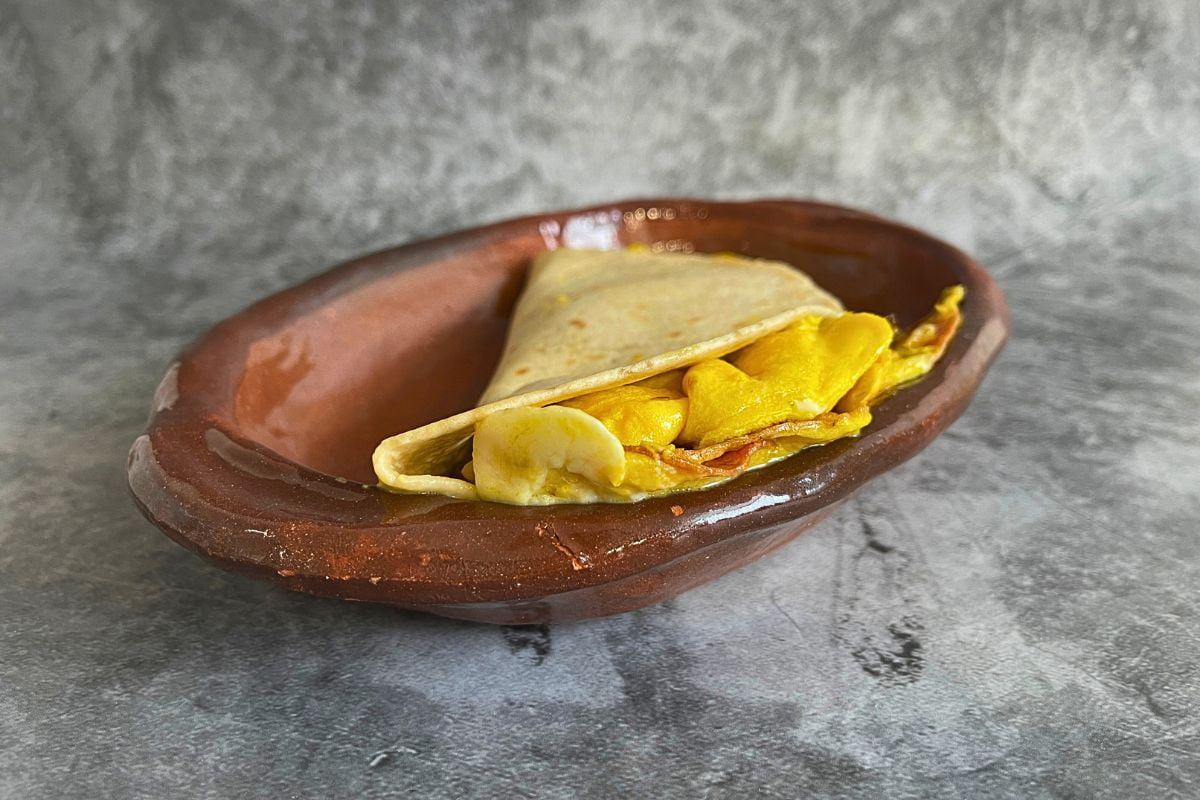 LCHF Tortilja z jajčko