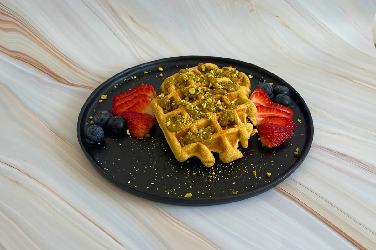 LCHF Vaflji s pistacijo