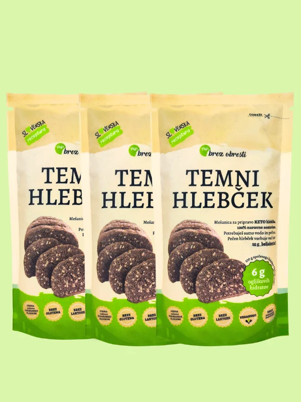Temni hlebček brez obresti 2+1 GRATIS