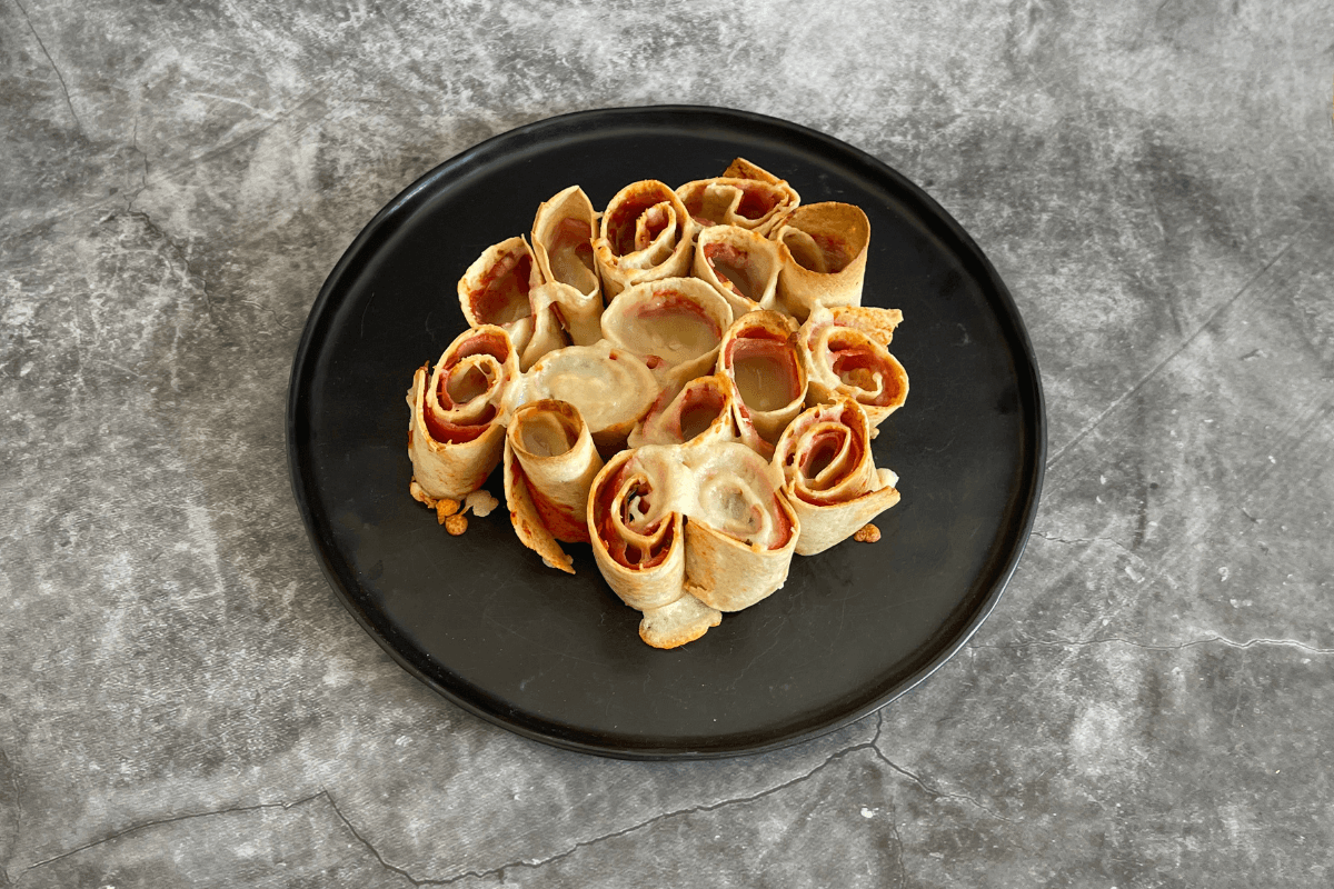 LowCarb Tortilja pica rolice