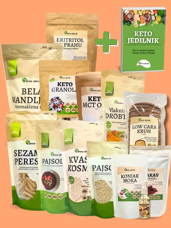 KETO DIETA – paket z jedilnikom