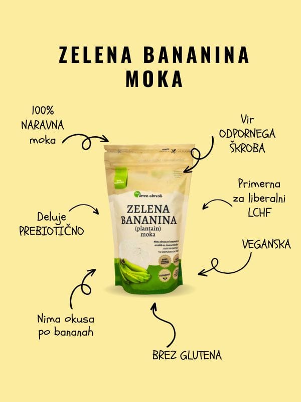 Zelena bananina moka