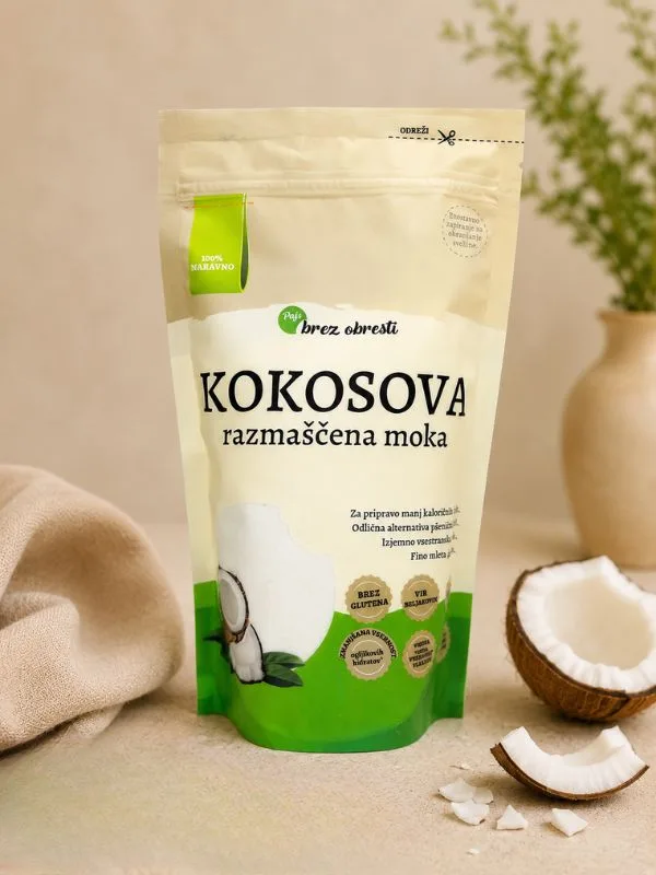 Kokosova razmaščena moka