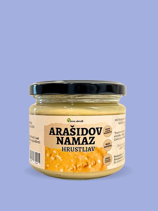 Arašidov namaz 100 % – Crunchy (hrustljavo)