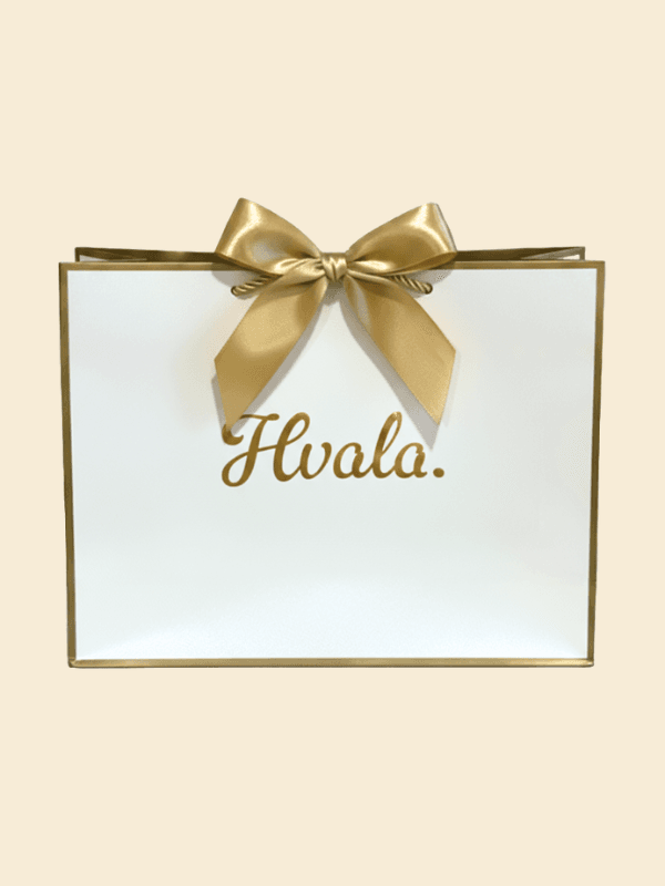 Premium darilna vrečka Hvala.