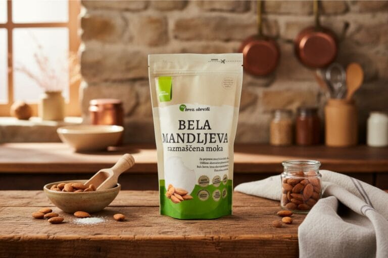 Pajs brez obresti Mandljeva razmaščena moka