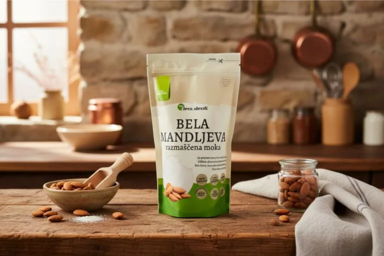 Pajs brez obresti Mandljeva razmaščena moka