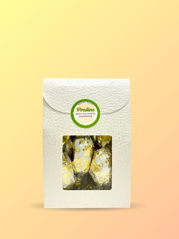 Nougat čokolada praline brez dodanega sladkorja 65g