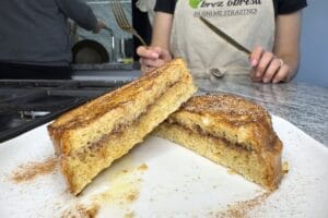 LCHF Cinnamon Roll francoski toast (1)