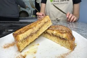 LCHF Cinnamon Roll francoski toast (1)