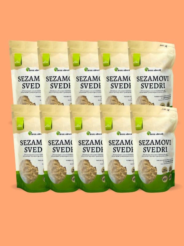 MEGA PAKET: Sezamovi svedri 10 x 250g
