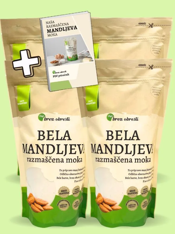 Mandljeva razmaščena moka 3+1 GRATIS
