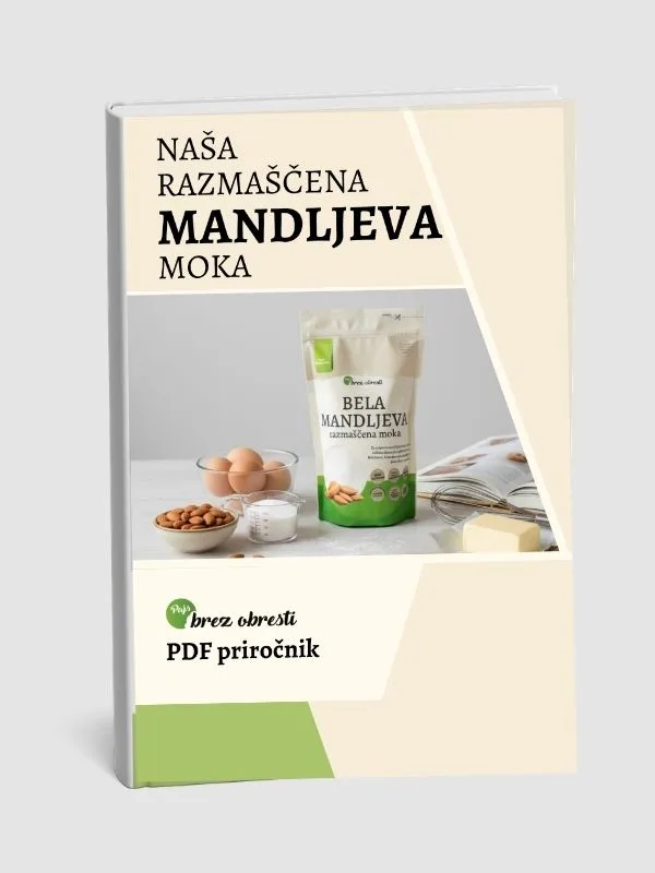 Mandljeva razmaščena moka – PDF priročnik z recepti in nasveti