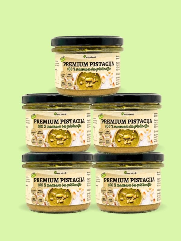 MEGA PAKET: 100% pistacijin namaz 5 x 200g