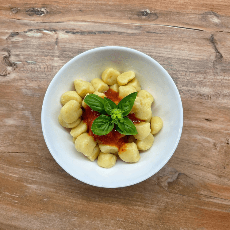 keto njoki paradižnik